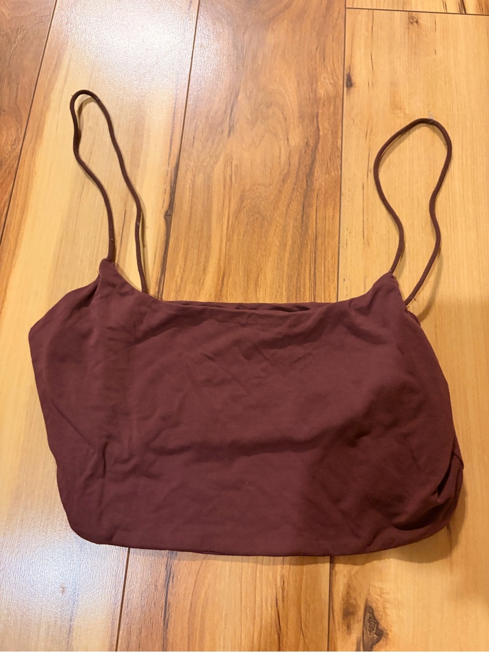 SHEIN Brown Slim Spaghetti Strap Cami